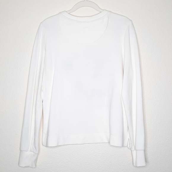 Anthropologie Garima Dhawan Love Peace Happiness Pullover Sweatshirt M - Picture 4 of 5